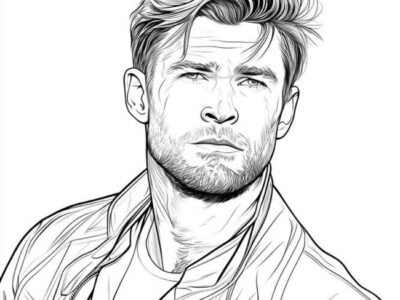 10 Desenhos de Celebridades para Imprimir e Colorir